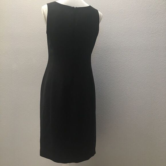 Jones New York Black Lined Dress Sz 6. - Picture 5 of 7